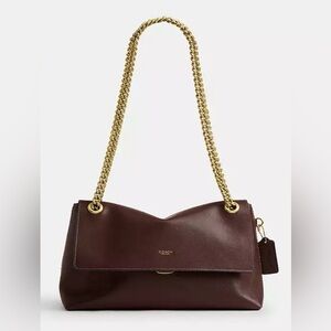 Chelsea Shoulder and Crossbody Bag 30 With Chain Maple NWT